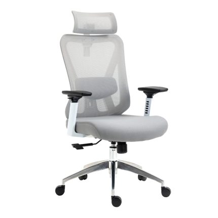 Silla Dolpin Blanco / Gris Base Aluminio